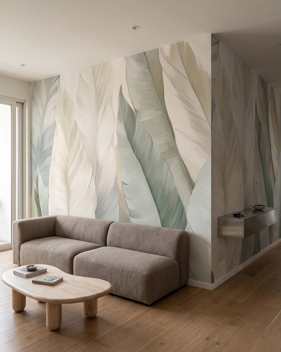 Lichte bladeren langs elkaar — interieur 6