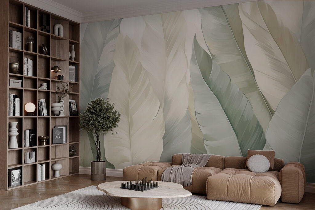 Lichte bladeren langs elkaar — interieur 3