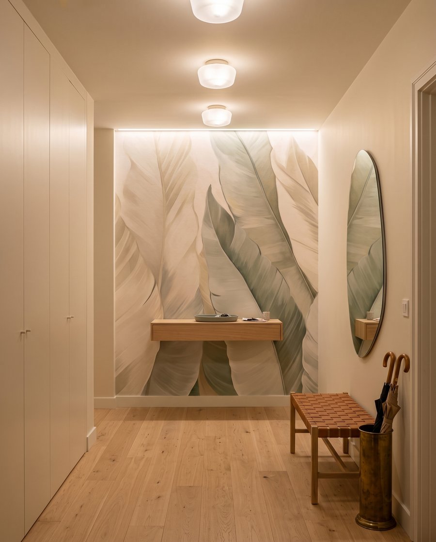 Lichte bladeren langs elkaar — interieur 7