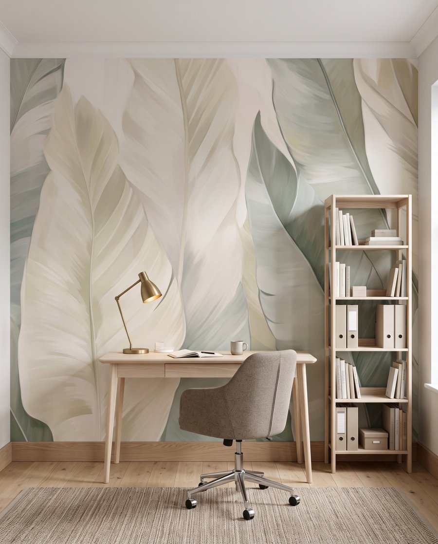 Lichte bladeren langs elkaar — interieur 9