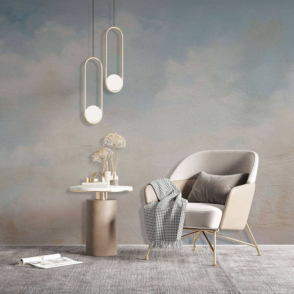 Zachte hemel met verfstructuur — interieur 3