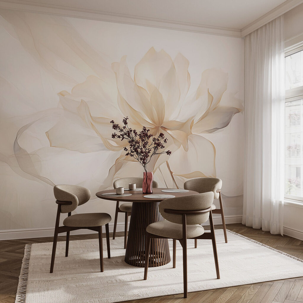 Delicate bloei in zachte tinten — interieur 2