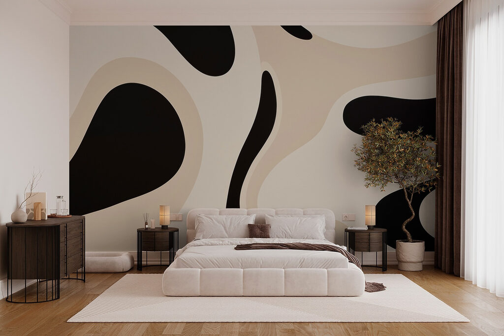 Zwart-wit patroon — interieur 1