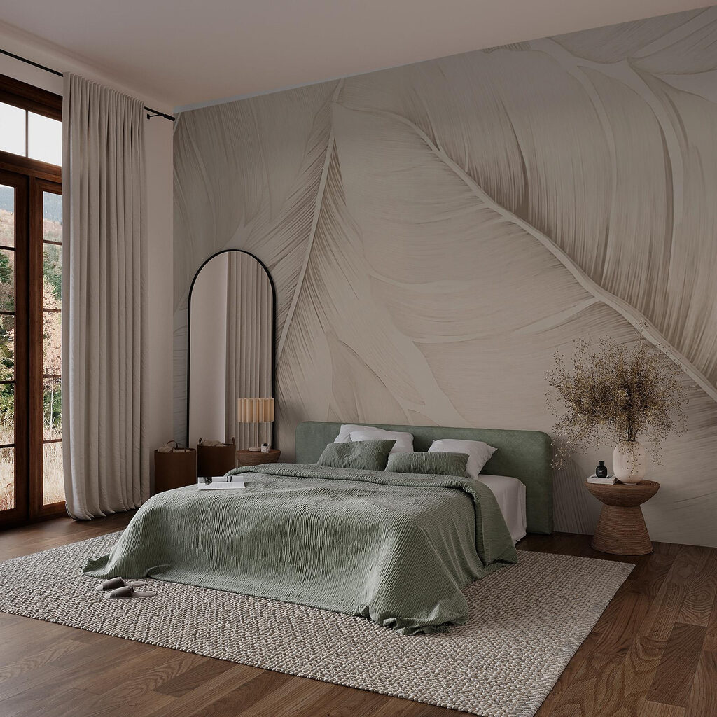 Witte veren van dichtbij — interieur 1