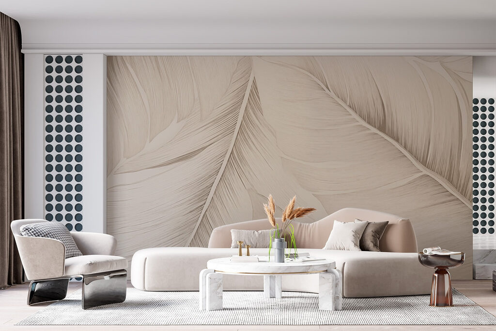 Witte veren van dichtbij — interieur 2
