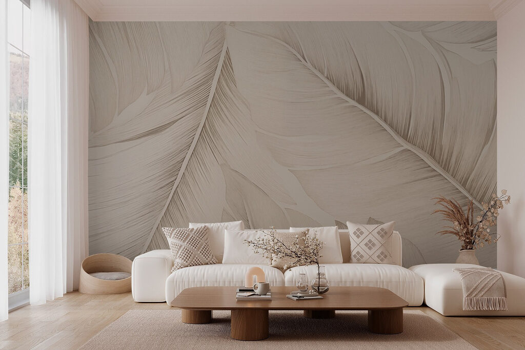 Witte veren van dichtbij — interieur 3