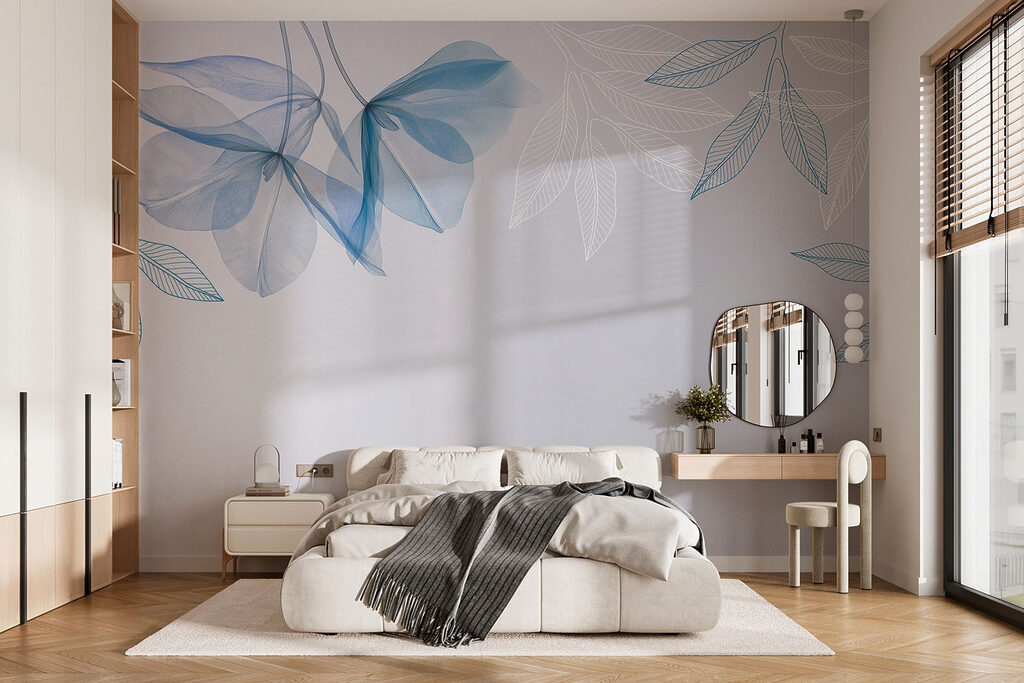 Blaadjes boven open ruimte — interieur 2