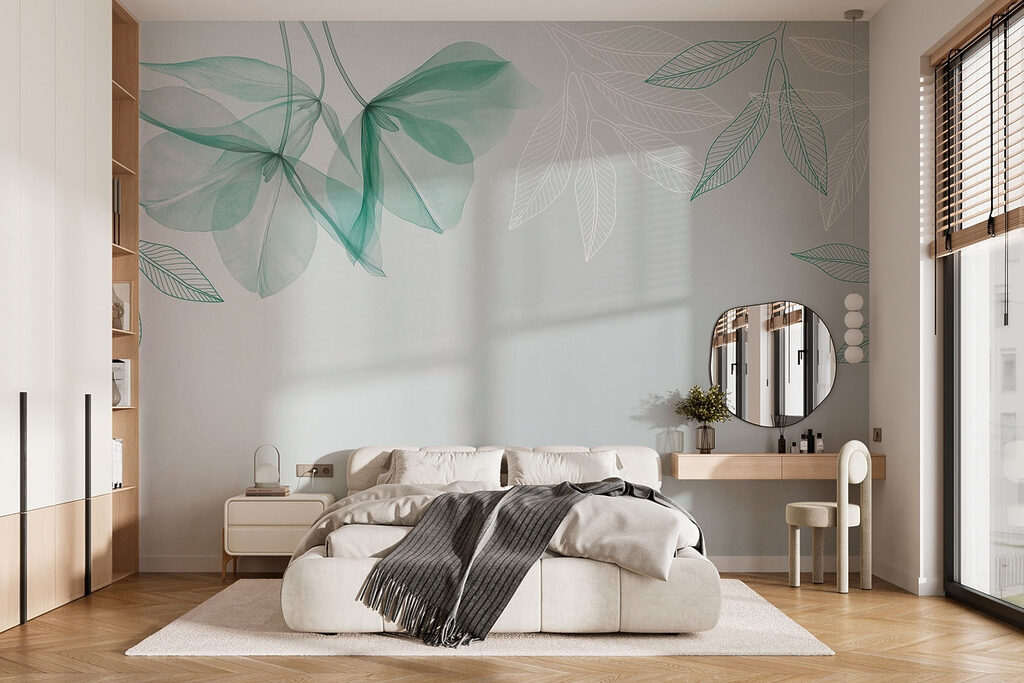 Blaadjes boven open ruimte — interieur 2