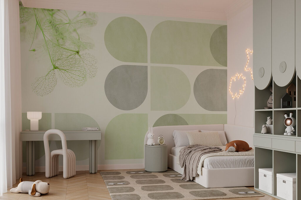 Groene bogen naast bladnerven — interieur 5