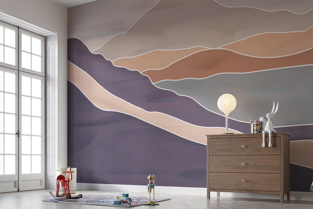Berglijnen in warme lagen — interieur 2