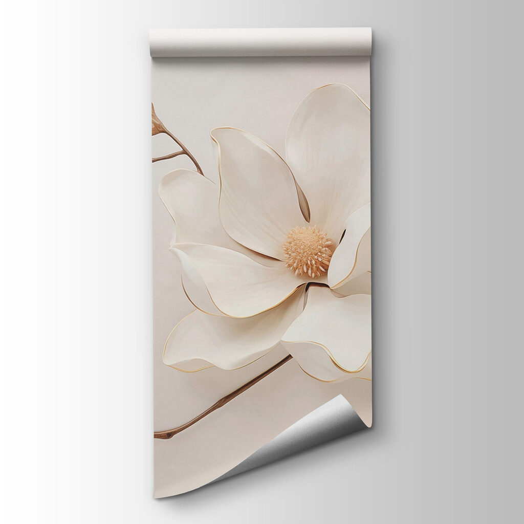 Witte magnolia op twijgen — productweergave