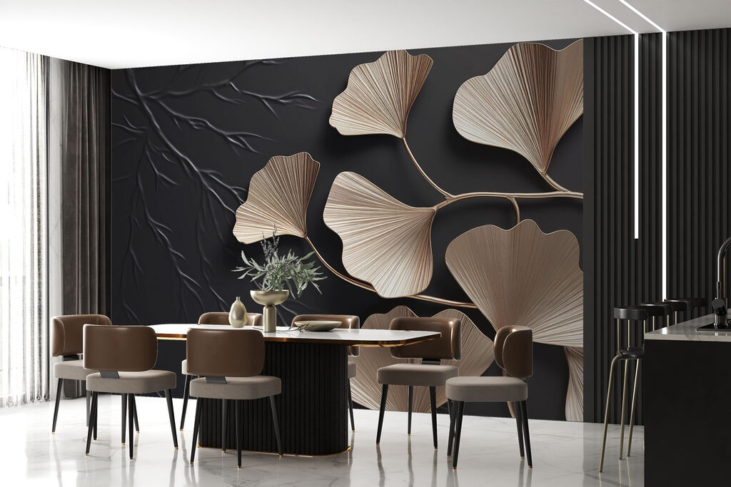 Ginkgowaaiers tegen antraciet — interieur 3