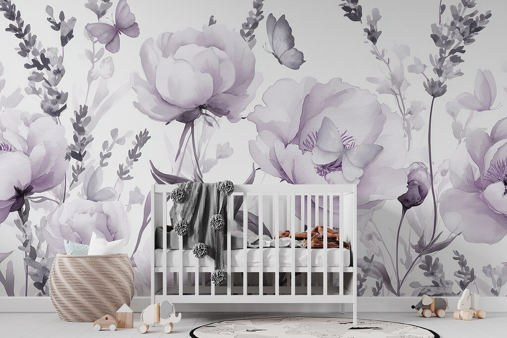 Delicate bloemblaadjes dansen in de wind — interieur 5