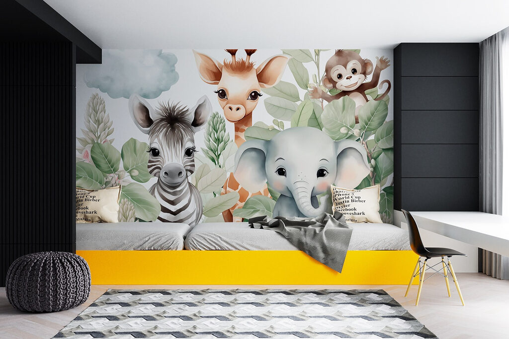 Junglevriendjes tussen de bladeren — interieur 2