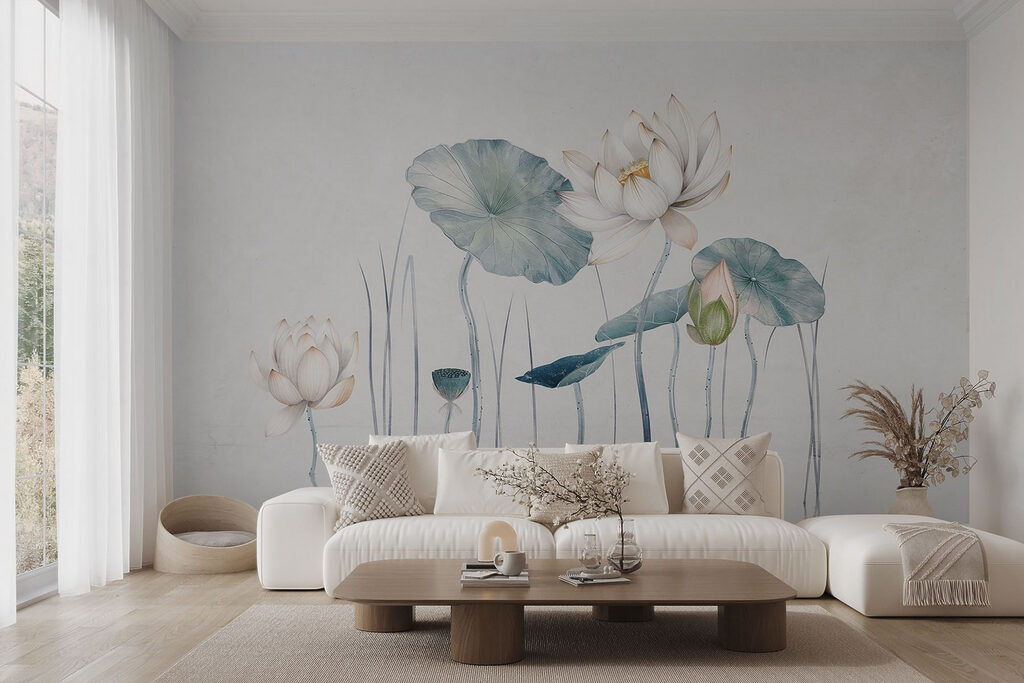 Lotussen boven hun spiegelbeeld — interieur 1