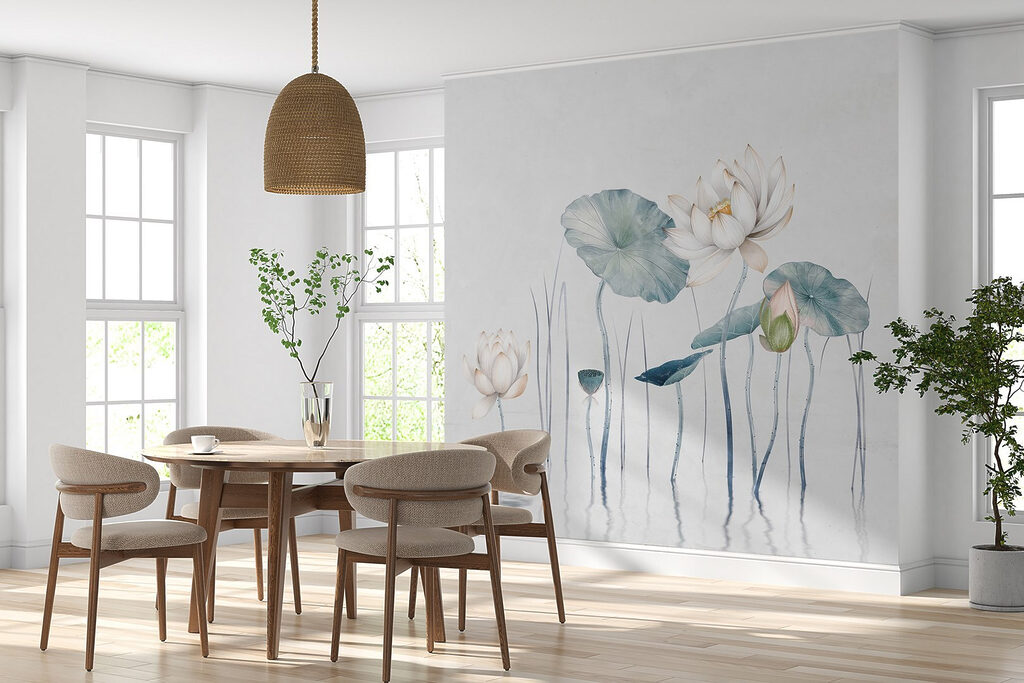 Lotussen boven hun spiegelbeeld — interieur 3