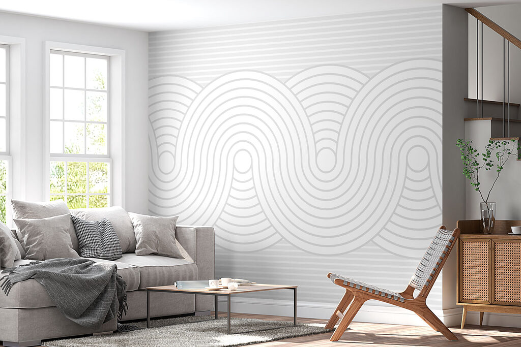 Wit en grijs patroon — interieur 3