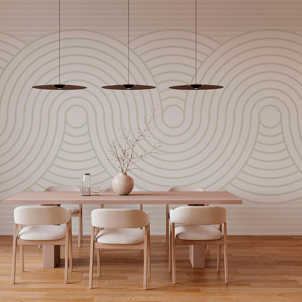 Golflijnen met ronde bochten — interieur 2