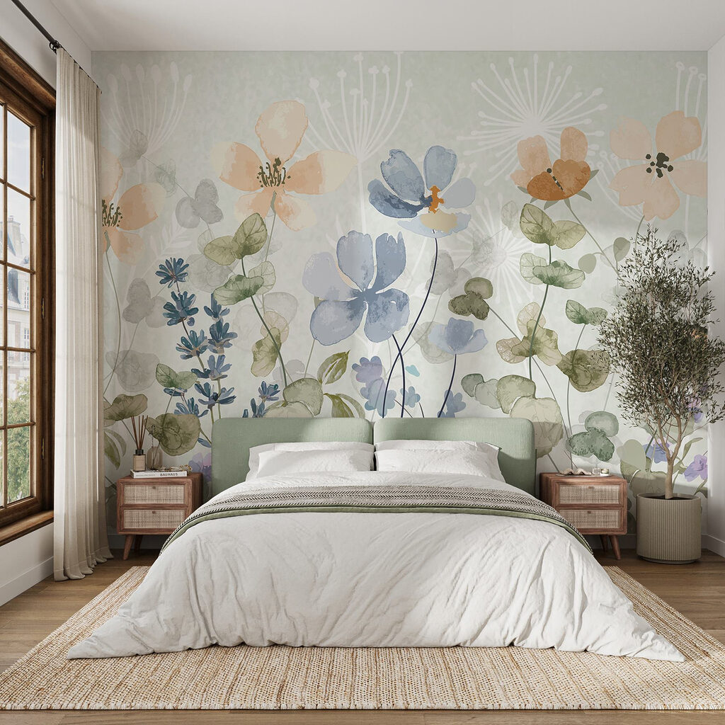 Bloemenweide met ronde bladeren — interieur 2