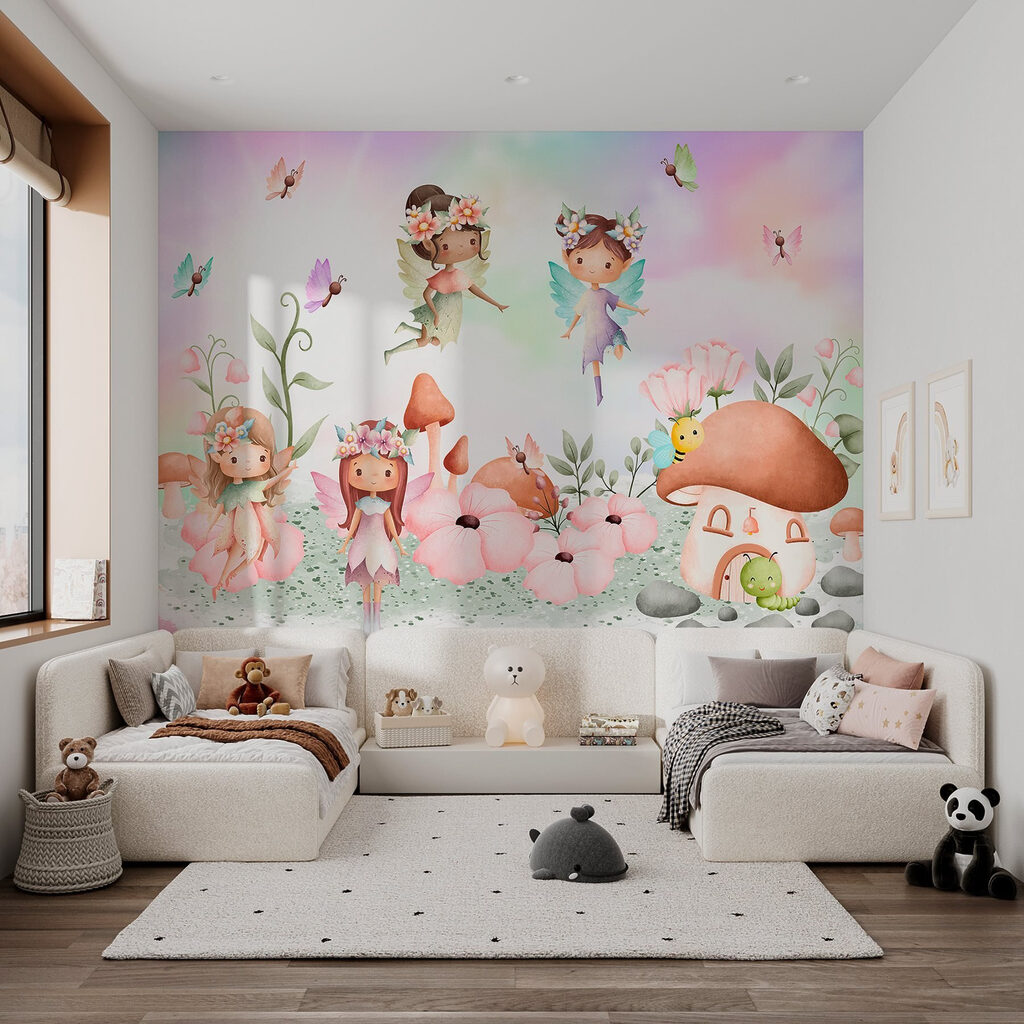 Groep feeën in een tuin — interieur 3