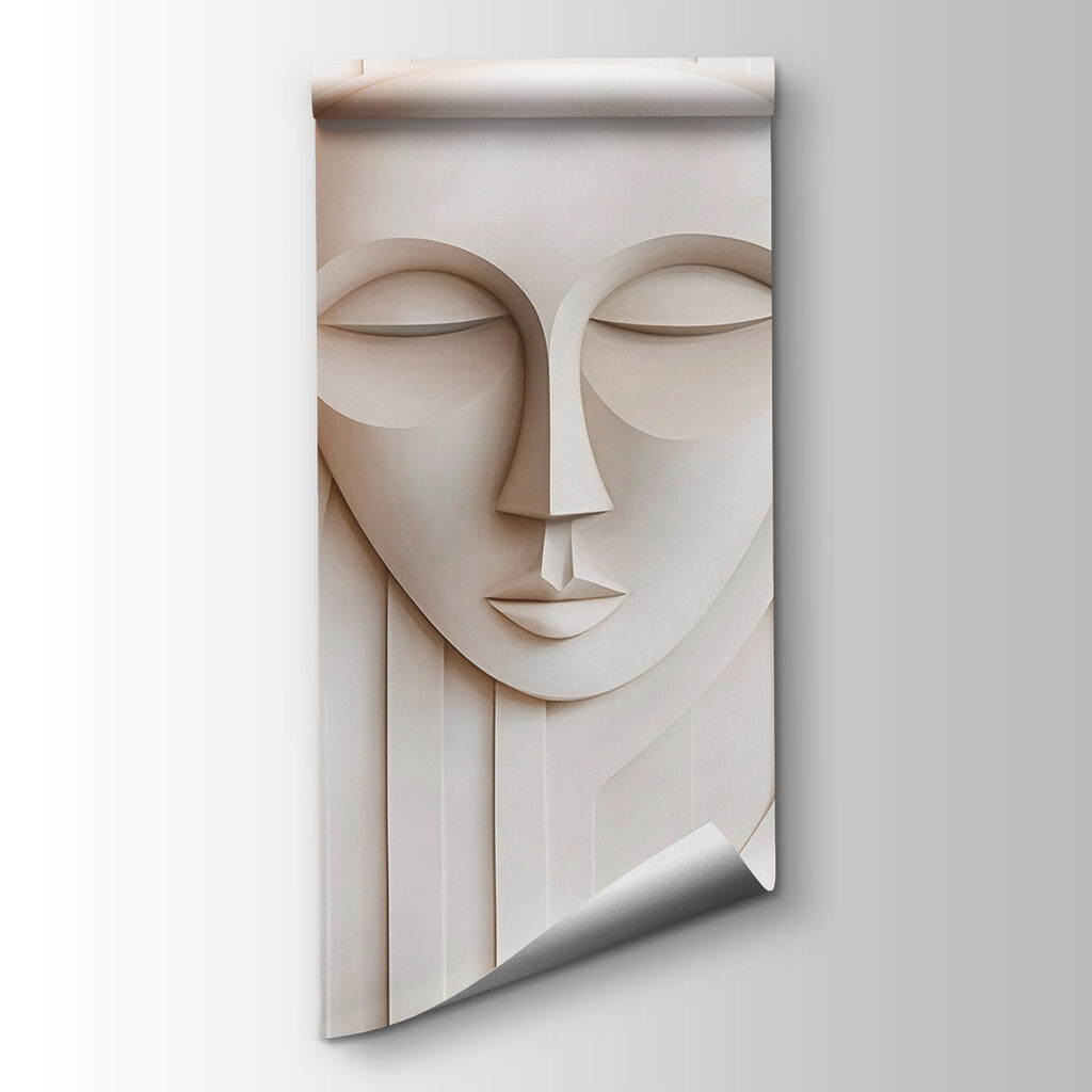 Drie witte maskers — productweergave