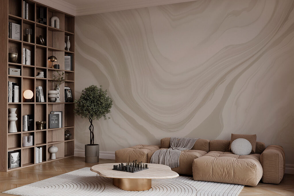Lichte aders in golven — interieur 2