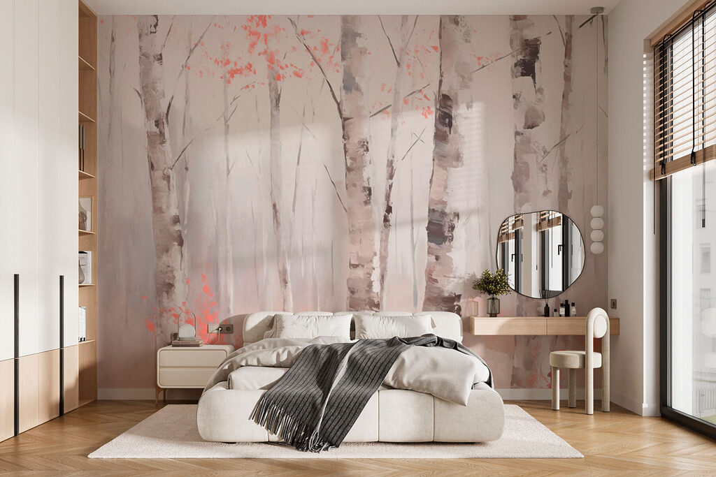 Berken met roze accenten — interieur 2
