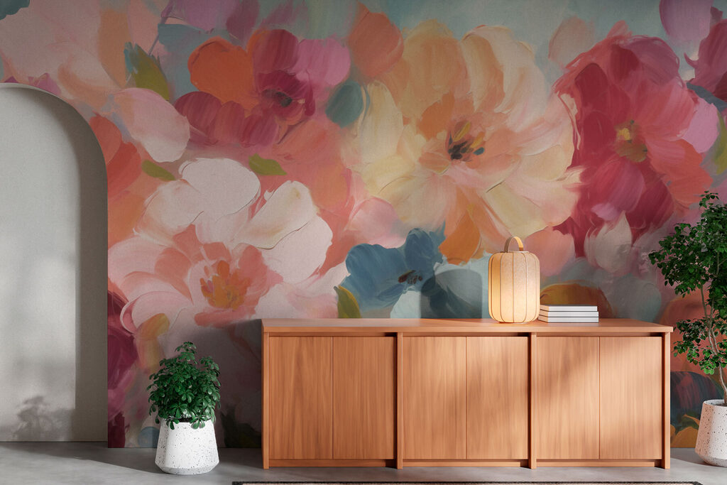 Boeket van kleurrijke verfvlekken — interieur 2