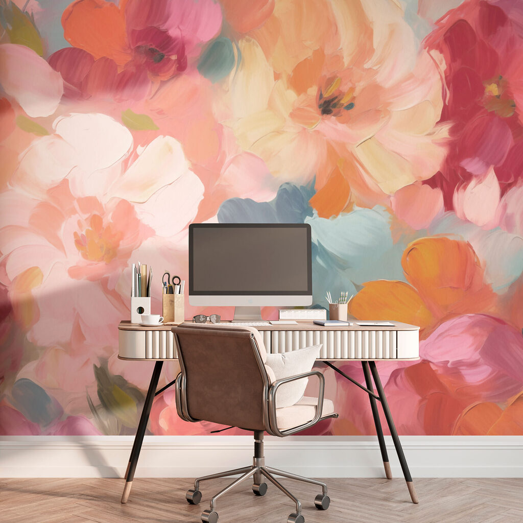 Boeket van kleurrijke verfvlekken — interieur 3