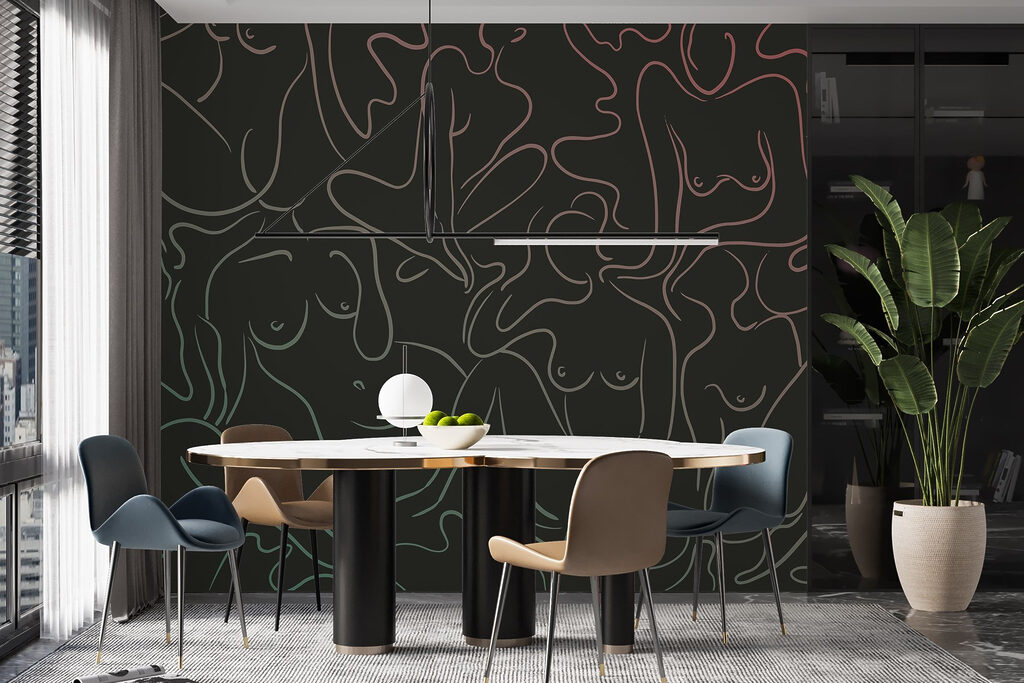 Lichamen in losse lijnen — interieur 3