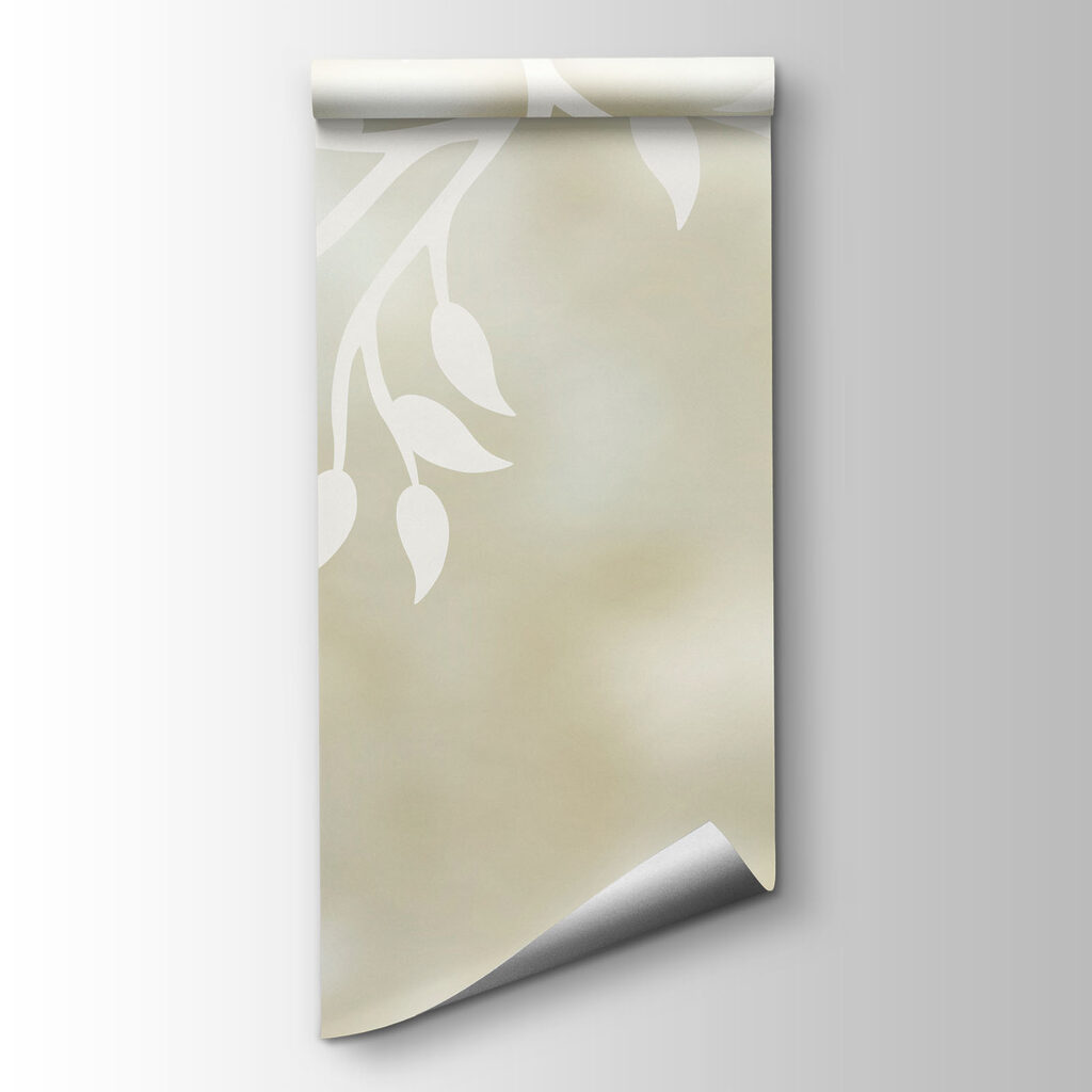 Witte blaadjes in licht — productweergave