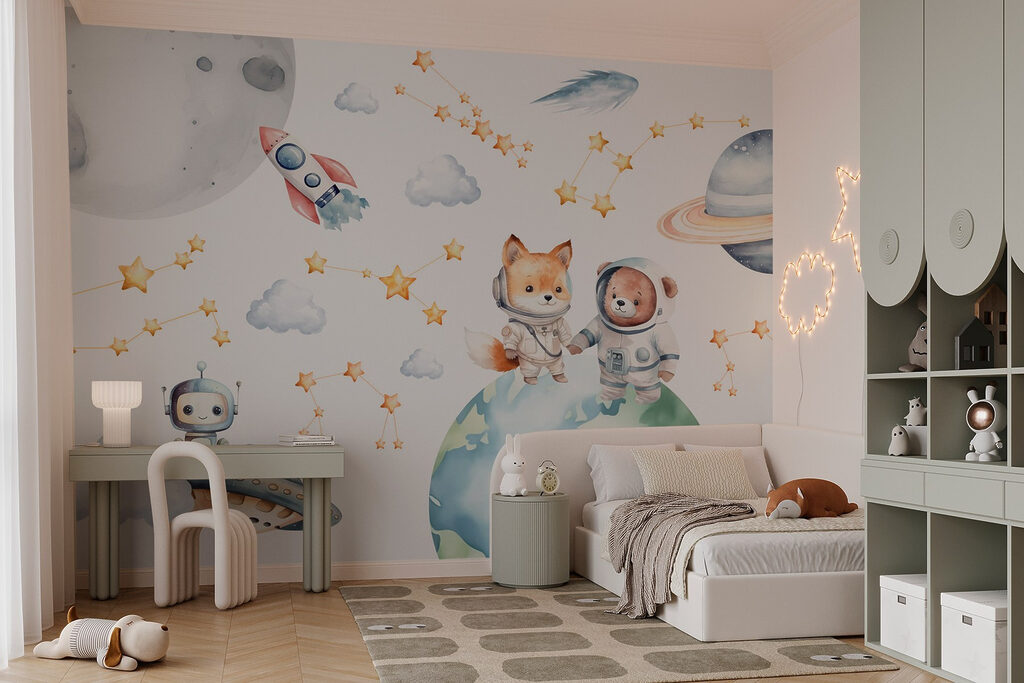 Ruimtedieren boven de aarde — interieur 1