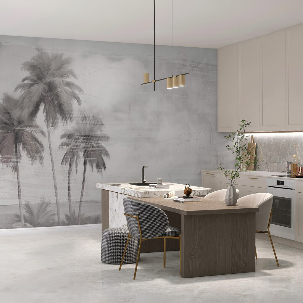 Groep palmbomen — interieur 2