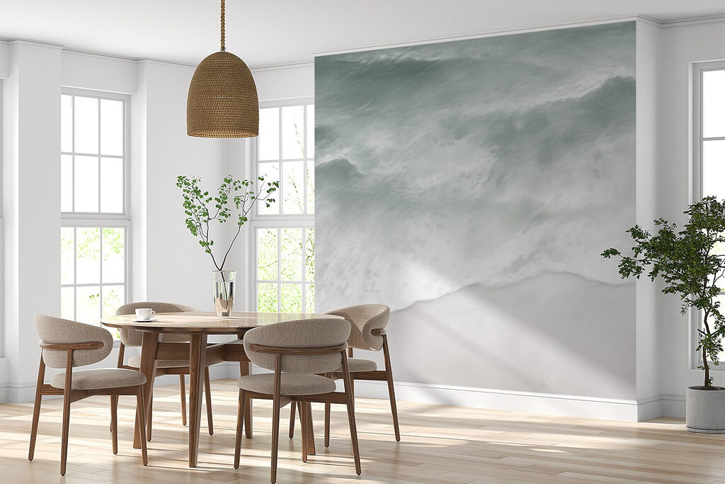 Golven die neerstorten op een strand — interieur 2