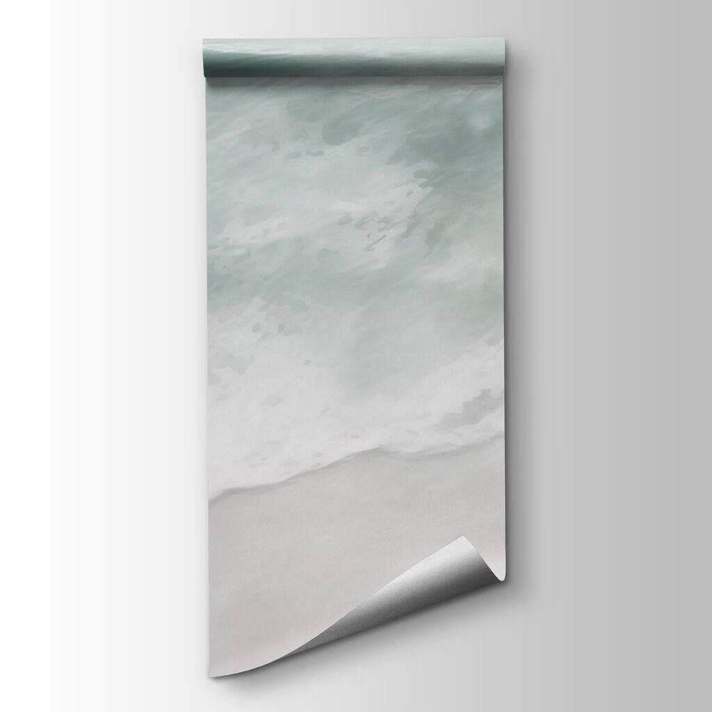Golven die neerstorten op een strand — productweergave