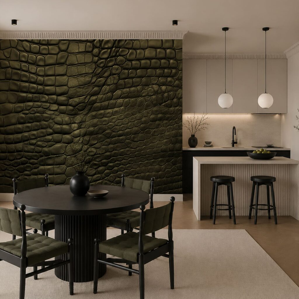 Schubben in diepe schaduw — interieur 1