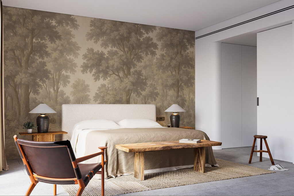 Landschap met bomen en een rivier — interieur 1
