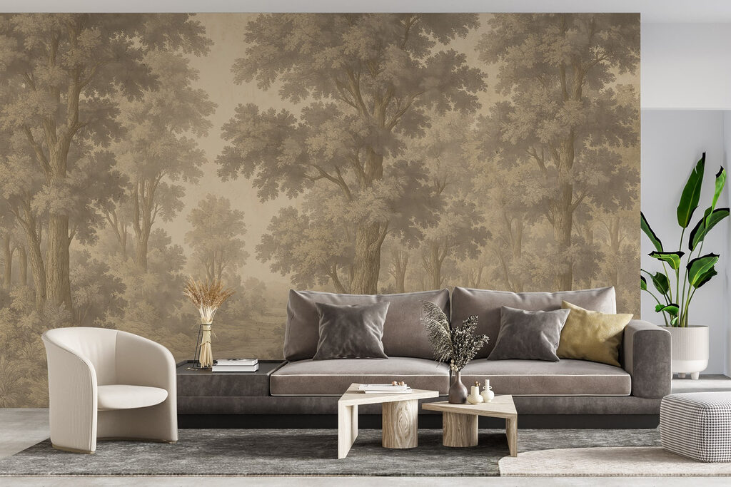 Landschap met bomen en een rivier — interieur 2