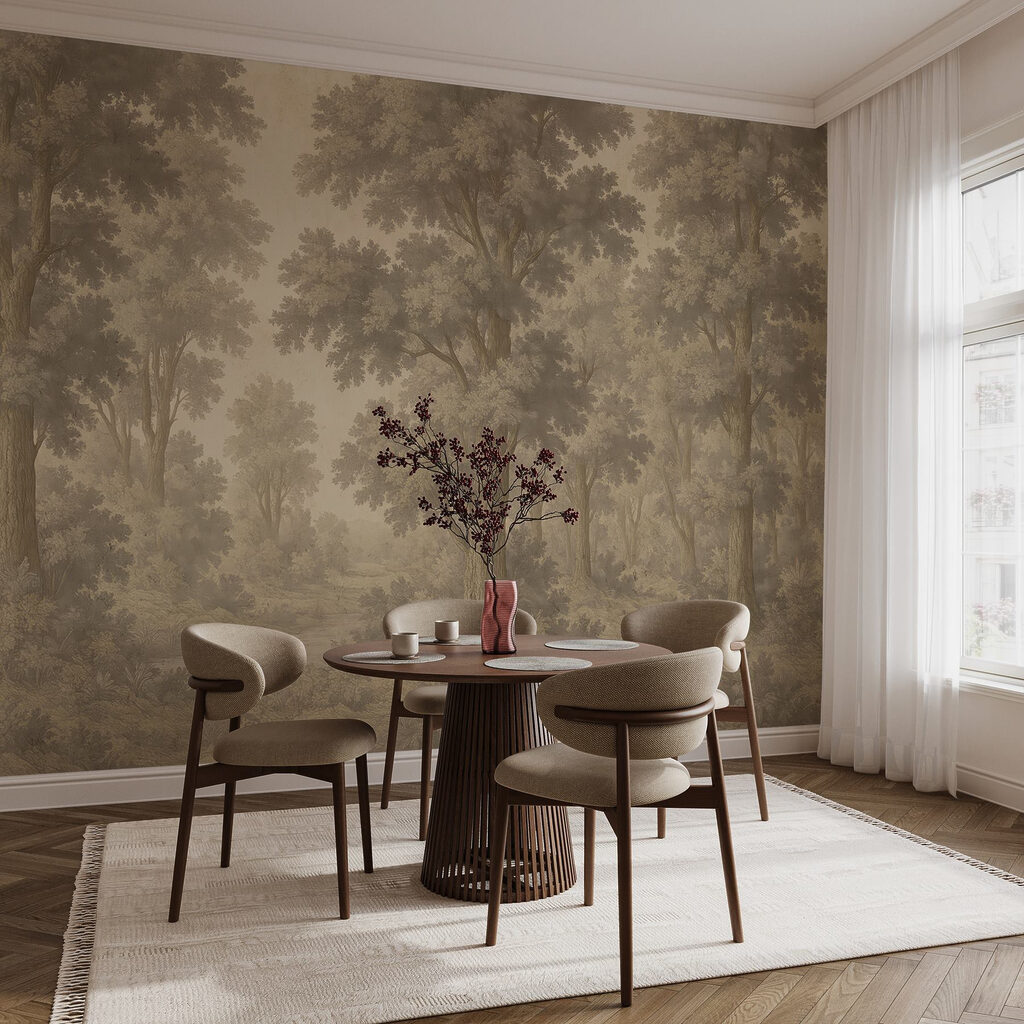 Landschap met bomen en een rivier — interieur 3