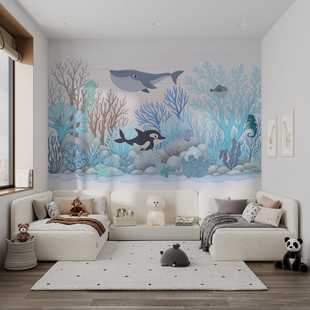Walvissen tussen koralen — interieur 3