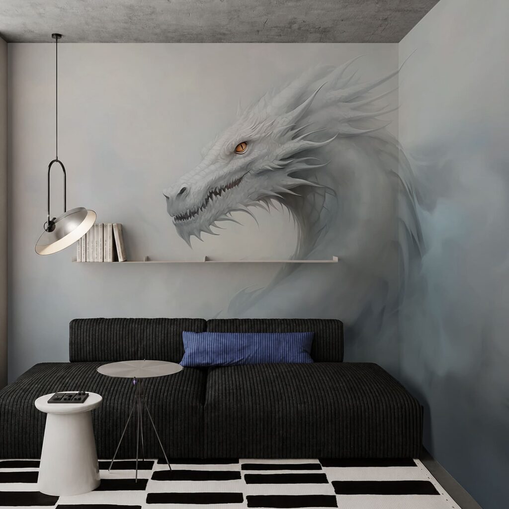 Witte draak uit nevel — interieur 2