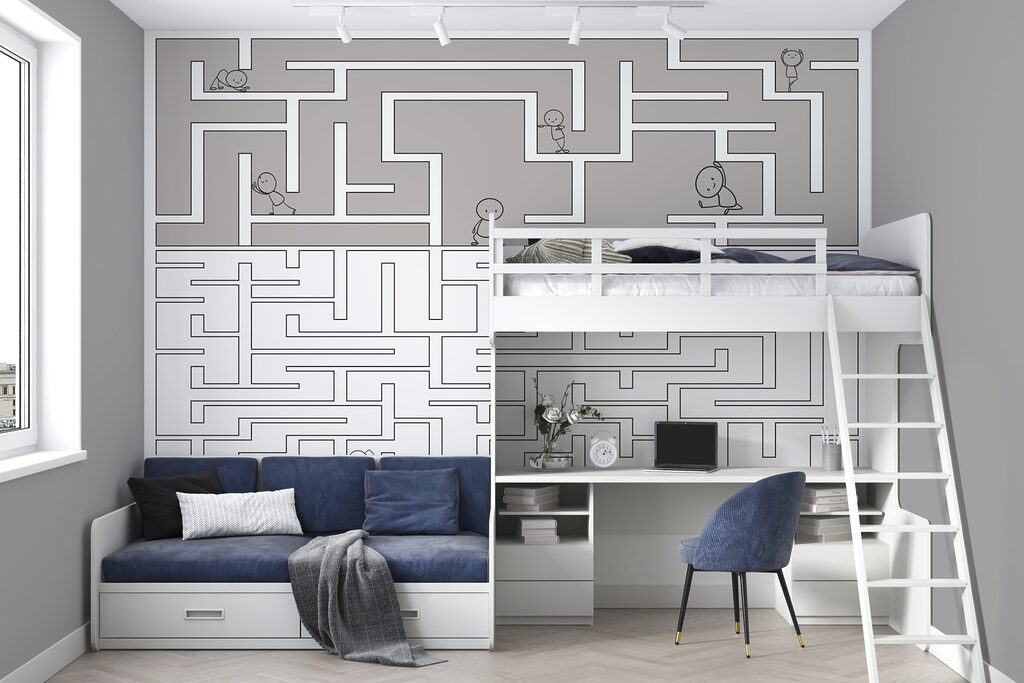 Op avontuur door doolhoven — interieur 3