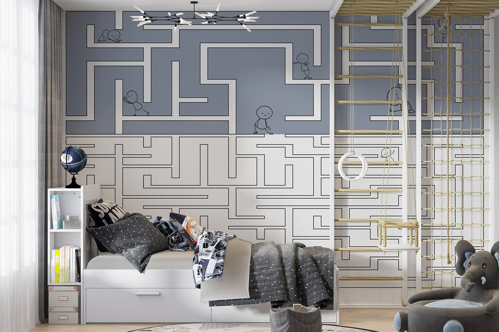 Op avontuur door doolhoven — interieur 1
