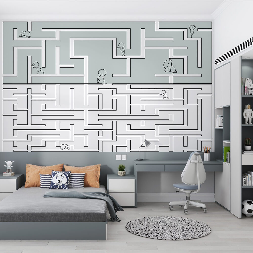 Op avontuur door doolhoven — interieur 1