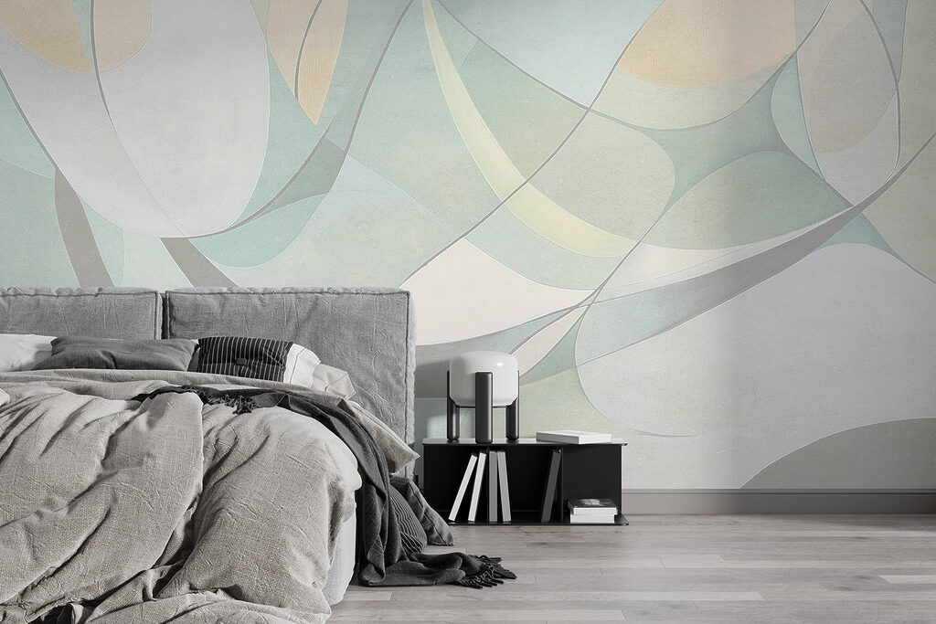 Zachte bogen in grijsgroen — interieur 2