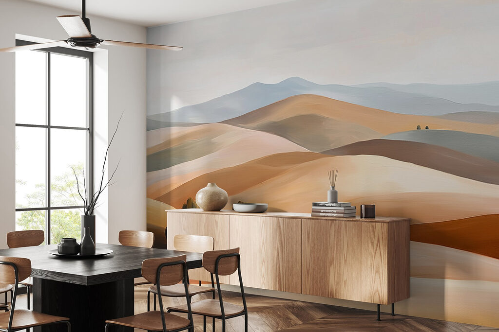 Heuvels met een bomenrij — interieur 2