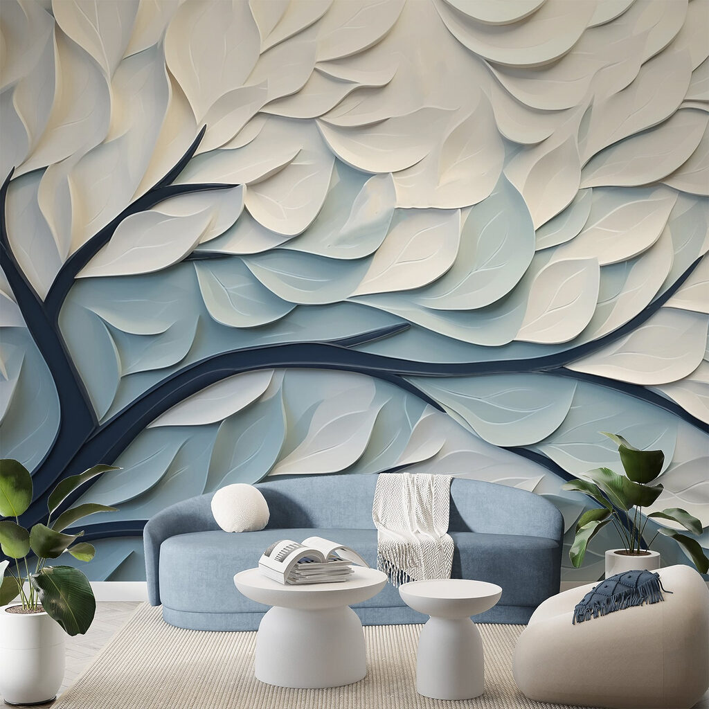Boomtak onder witte laagjes — interieur 2