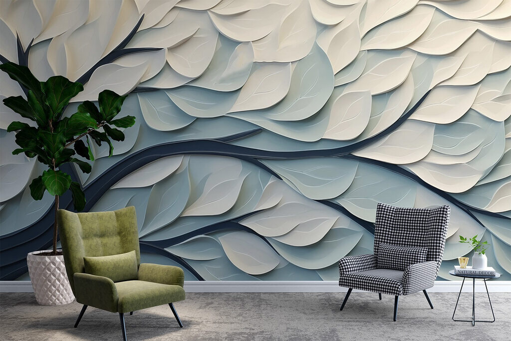Boomtak onder witte laagjes — interieur 3