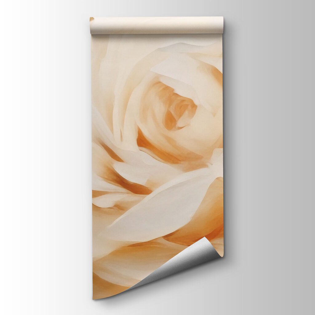 Witte rozen in verfglans — productweergave