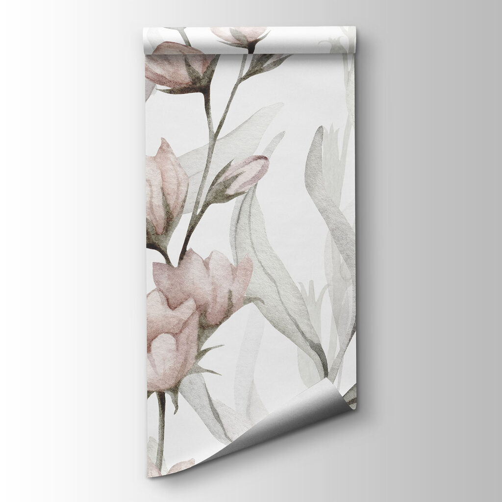 Kleine bloemen op wit — productweergave